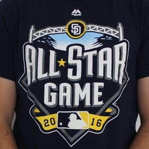 San Diego Padres Majestic Brand 2016 All Star Game Men’s T Shirt Size M